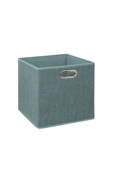OEM Υφασμάτινο κουτί αποθήκευσης γαλάζιο 31x31x31 εκ. 36071