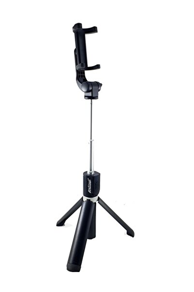 Andowl Selfie Stick Bluetooth Q-A60 Τρίποδο Κινητού Μαύρο 62cm