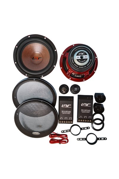 TRF Ηχεία αυτοκινήτου 6.5" σετ με woofer & tweeter για καθαρό και δυνατό ήχο