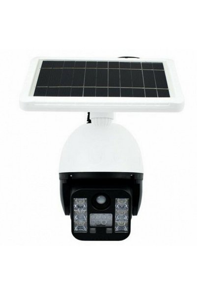 Foyu Ηλιακό Φωτιστικό 6 LED SMD με Ανιχνευτή Κίνησης & Σχήμα Κάμερας Λευκό