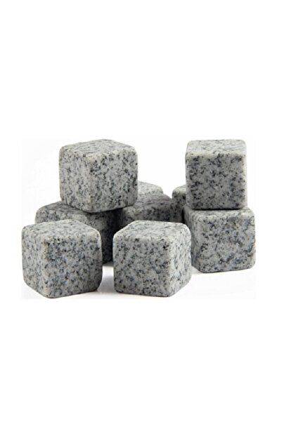 OEM Whisky Stones Πέτρινα Παγάκια για Ποτά 9τμχ με Θήκη 136260