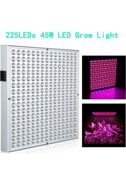 OEM Φωτιστικό LED ανάπτυξης φυτών 225 LED 45W Full Spectrum για θερμοκήπια