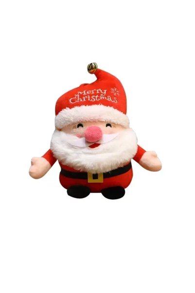 OEM Λούτρινη κούκλα Merry Christmas - άγιος βασίλης 25 εκ.