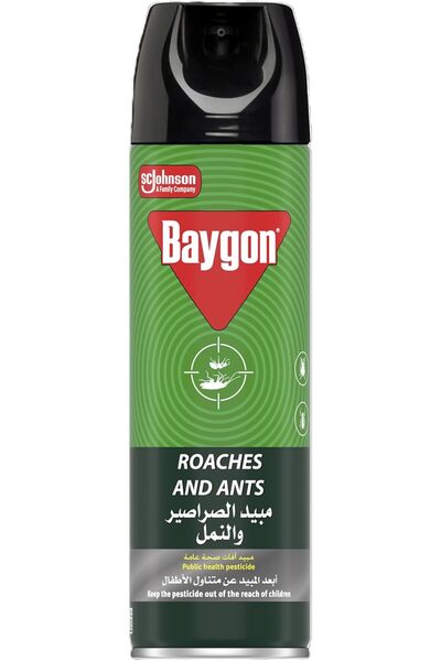 Baygon الصراصير &amp;   رذاذ قاتل النمل - مبيد حشرات للصراصير والنمل &amp;   ...