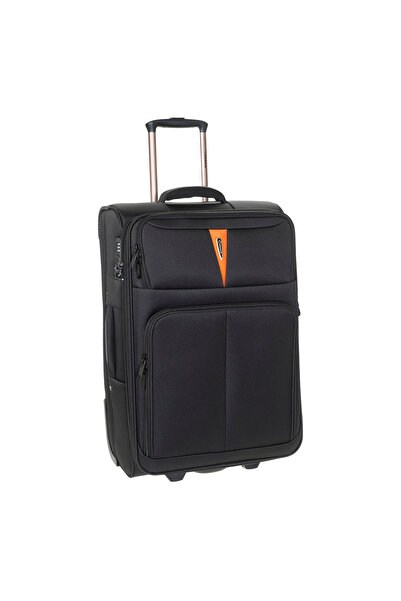 Diplomat Troler Mediu Extensibil Diplomat, 65x42x28 cm, Poliester, 2 Roți, ZC...