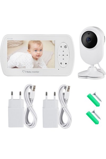 OEM Ασύρματη Κάμερα Μωρού BM520 με Οθόνη 4,3", 1080P HD & IR Night Vision