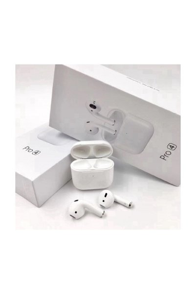 pro4mix Ακουστικά Bluetooth PRO4 Handsfree TWS με Θήκη Φόρτισης Λευκά