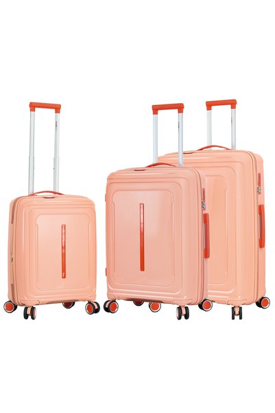 Lee Cooper Set de trolere extensibile LC33403, 100% polipropilenă, 1 geantă d...