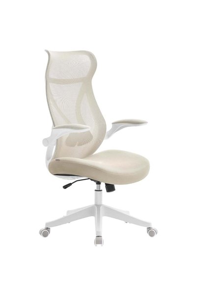 SONGMICS Scaun de birou ergonomic cu tetieră, suport lombar, brațe rabatabile...