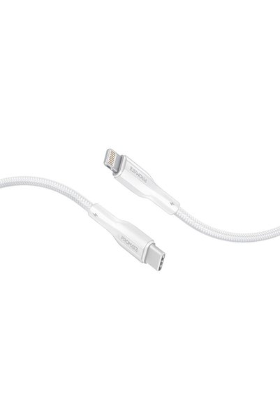 Promate XCord-Ci USB-C to Lightning Cable, 1.2m (White)
