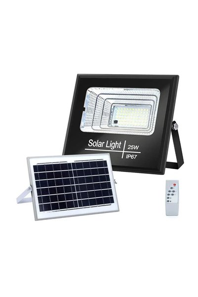 OEM Aigostar - LED Dimmable ηλιακός προβολέας LED/25W/3,2V IP67 με τηλεχειρισ...