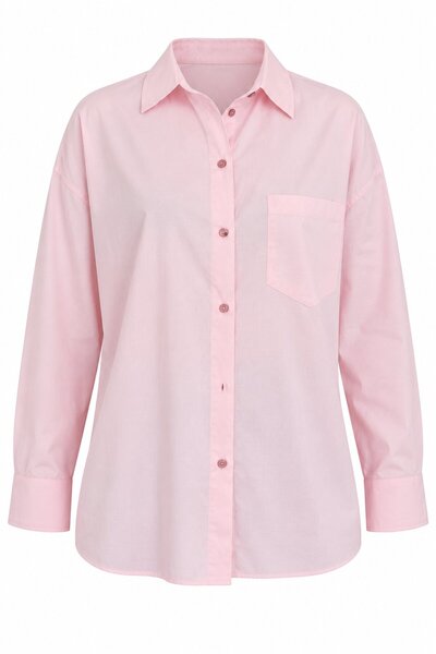 Laluvia Cămașă oversize roz - 2y5310