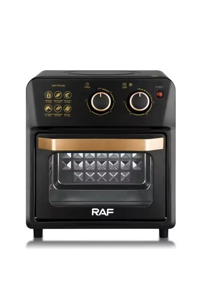 OEM Raf R.5347B Air Fryer 12lt σε μαύρο χρώμα