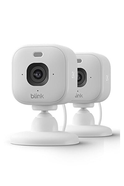 Blink Комплект от 2 мини 2K+ охранителни камери, 2K резолюция, 4-кратно увели...