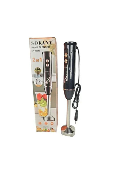 OEM Ηλεκτρικό μπλέντερ χειρός 2 σε 1 Blender 600W Sokany SK-02013 σε μαύρο χρώμα