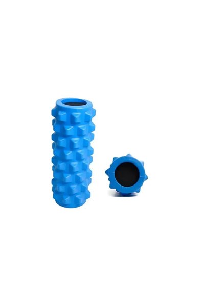 OEM Κύλινδρος μασάζ ισορροπίας Yoga Roller 45 εκ. σε μπλε χρώμα