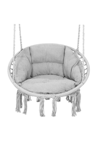 MyOfficeShop Scaun suspendat rotund cu pernă Confort Plus pentru casă sau gră...