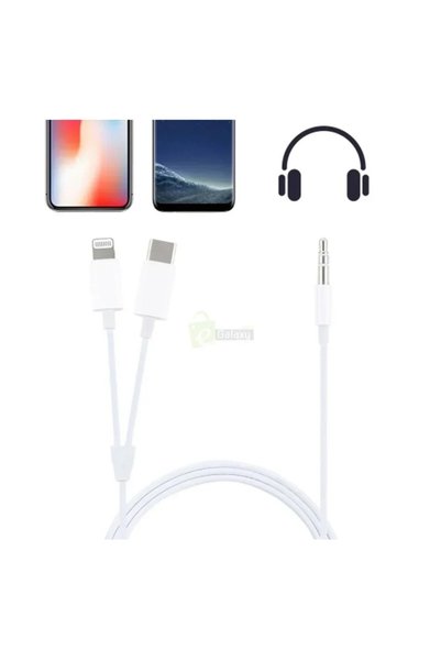 OEM Μετατροπέας ήχου καλώδιο Lightning/Type-C σε 3.5mm GL-CM32