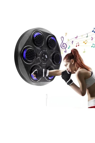 OEM Επιτοίχια συσκευή προπόνησης πυγμαχίας Intelligent Boxing Machine σε μαύρ...