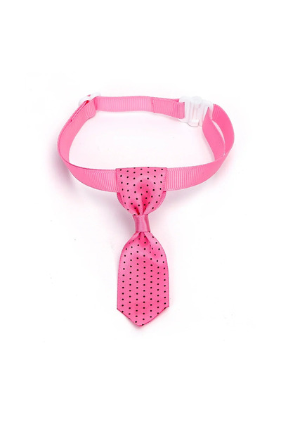 OEM Γραβάτα Polka Dot για σκύλους και γάτες ρόζ