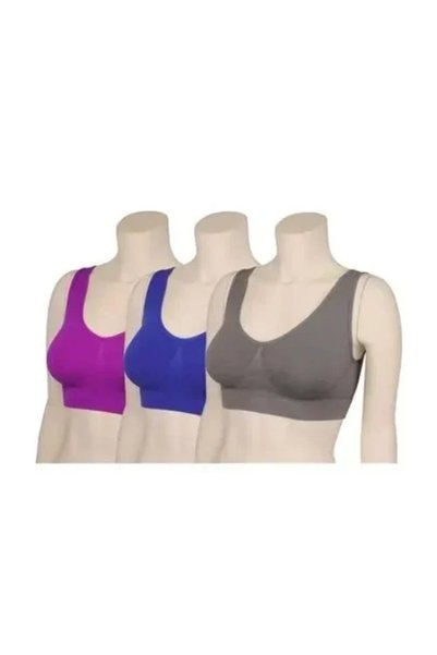 OEM Μπουστάκι καθημερινής χρήσης Slim N Lift Aire Bra σετ 3 τεμάχια - μπλε/Μω...