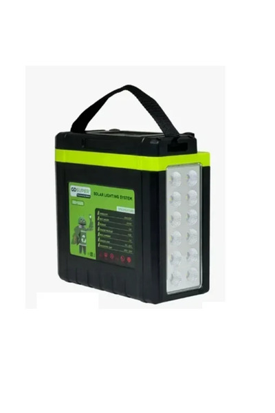 OEM Ηλιακό σύστημα φωτισμού - Emergency Portable Light 12V 20Ah GDSUPER GD-1220