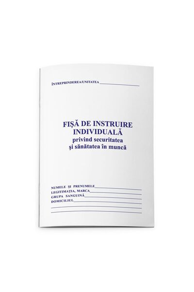 Libra SET 50 Fisa de instruire individuala privind securitatea si sanatatea i...