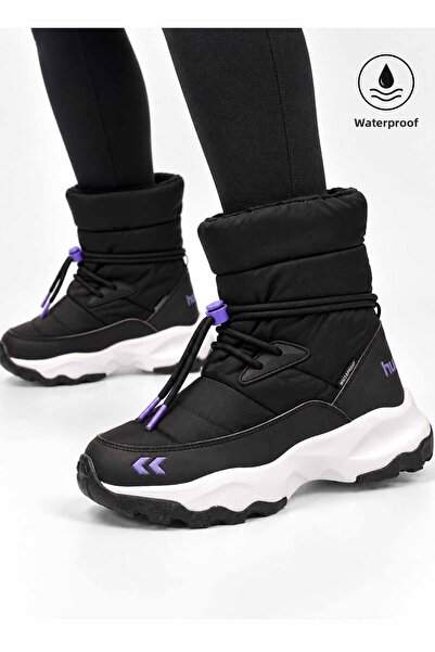 hummel Women's Outdoor Boots Black Waterproof Winter Shoes