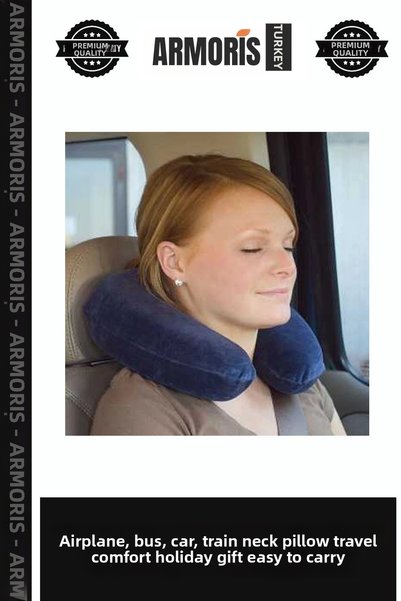 Generic Brand Airplane Bus Car Train Neck Inflatable Travel Pillow Traveling ...