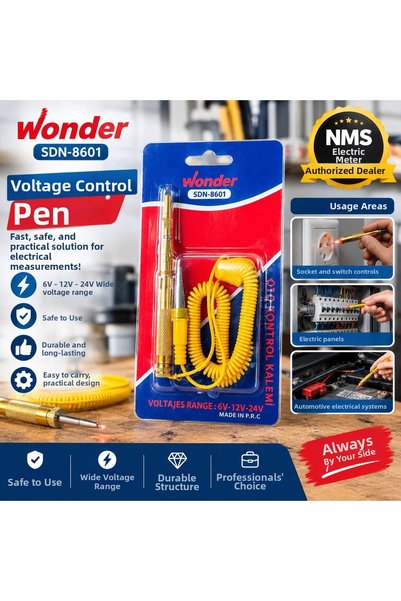 Wonder Auto Control Pen Metal Body Spiral Cable High Quality 6V-24V Nms Hirdavat