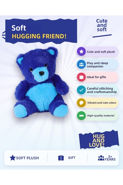 ATABY Sitting Little Blue Bear 4844