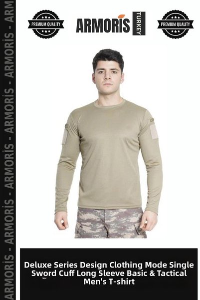 Armoris Delux Series Design Clothing Mod Single Sword Crew Neck Long Sleeve B...
