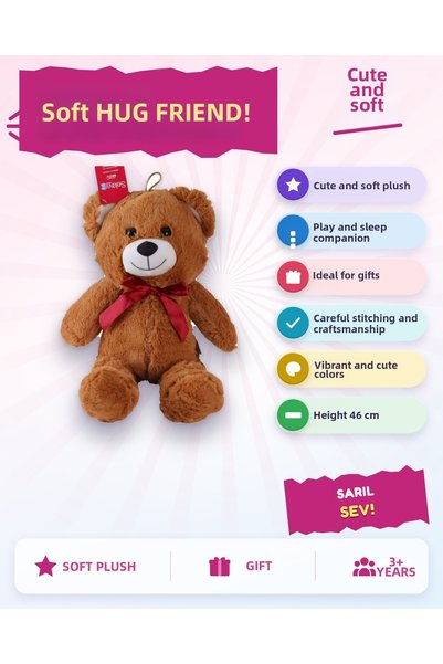ATABY Casual Bear 46 cm Brown 4564K