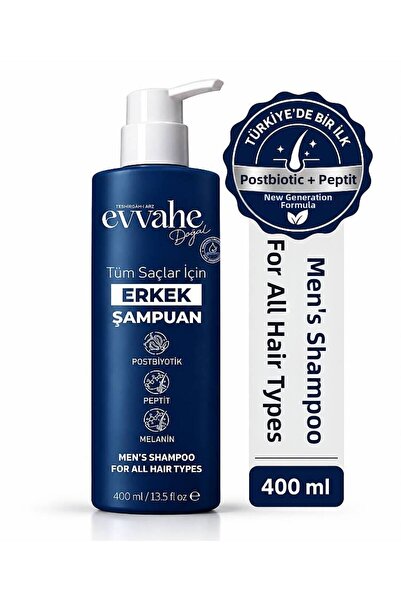 EVVAHE DOĞAL Men's Shampoo 400 ml