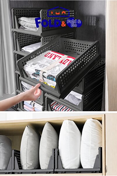 Comprox 1*Pc*Multi-Purpose Sliding Shelf Organizer for Clothes and Home Acces...