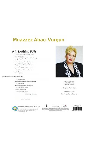 Bakaliona Plak - Muazzez Abacı - Vurgun