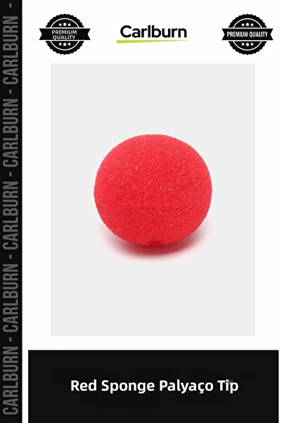 Carlburn Red Color Sponge Clown Nose Show Detail Mascot Accessory Fun Detail