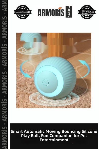 Generic Brand Smart Automatic Moving Bouncing Silicone Play Ball Cute Compani...