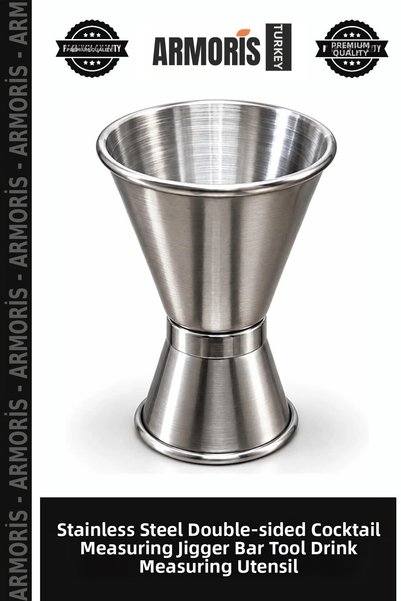 Generic Brand Stainless Steel Double Sided Cocktail Measuring Cup Jigger Barw...