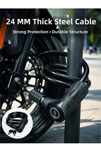 Lisinya Secure Lock System with 2 Keys - Designed for Daily Use -