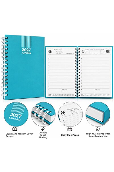 Pars Hard Cover Spiral 17X24 Agenda 2027 Lined