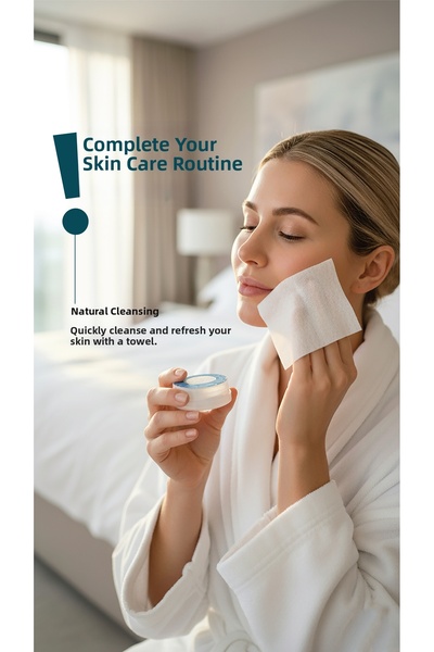 HandyTowel 1000-Pack Lemon Natural Wipes - Disposable Kitchen-Home-Office, Natural Formula