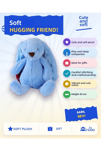 ATABY Bunny 30 cm Blue 1598m