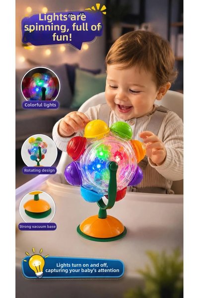 ByCaretta High Chair Toy Lighted Ferris Wheel