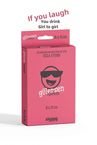 EFBUTİK If You Smile, You'Re in - Card Game - Girl to Girl