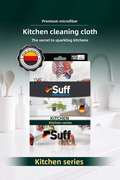 Suff Küchen Mikrofiber Kitchen Cloth Stylish Design Kitchen Table and Drying Cloth 60X40 cm Fruit Jam