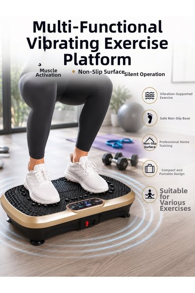 ELİSY Vibrating Plate Fitness Platform New Generation for Home Sports