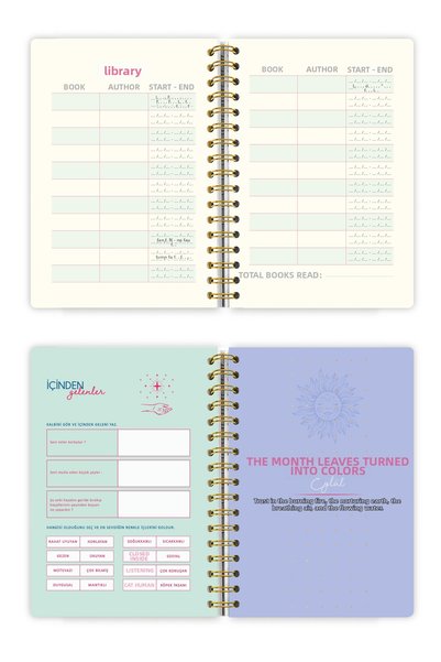 Victoria's Journals 2027 Motivational Agenda A5 – Spiral Weekly Planner, Hard Cover