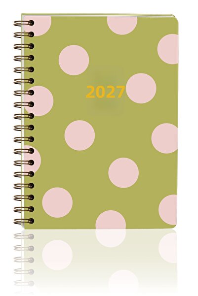 Victoria's Journals 2027 Motivational Agenda A5 – Spiral Weekly Planner, Hard...