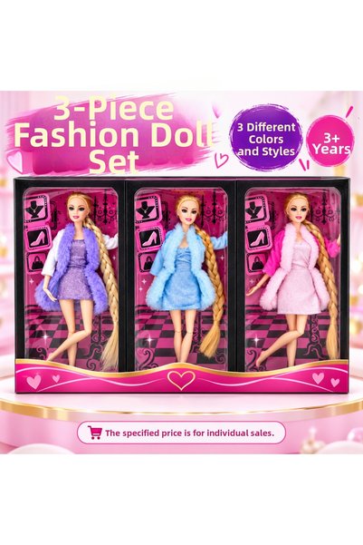 NW NessiWorld AGH 519 MY GRL دمية فروية بفستان أنيق (السعر المدرج هو سعر القط...